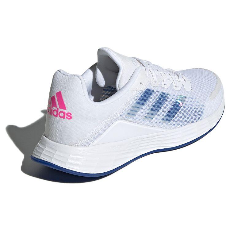 Adidas Duramo Sl Comfortable Fabric Synthetic Leather Low Top Running Shoes Women Sneakers White Blue FY6710