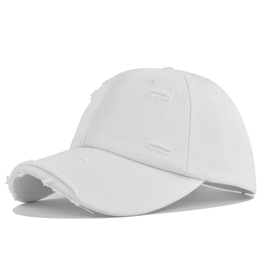 Tongue Hat Duck Solid Color Perforated Baseball Hat Washed Breathable Vintage