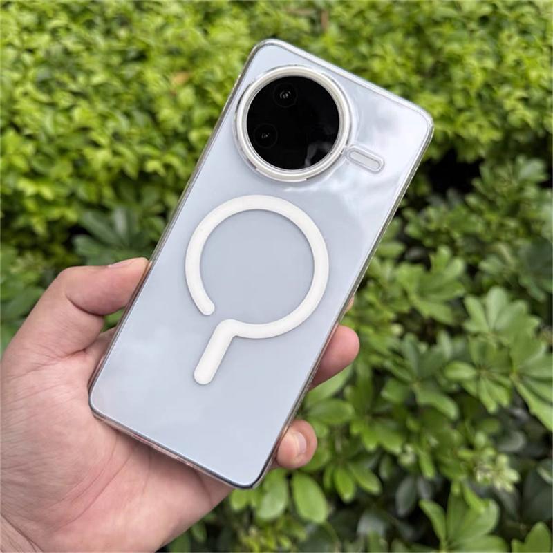 Hülle Für Poco F7 Ultra F7 Pro 5G Magnetisch Für MagSafe Transparente Harte Abdeckung Für Xiaomi POCO F7Pro Schlank Luxus Mode Stoßstange