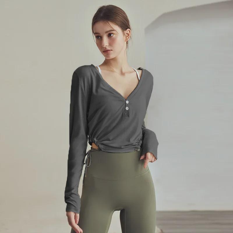 Premium Women's Autumn/Winter Yoga and Fitness Long-Sleeve Suits – Ideal for Running, Pilates, and Training.