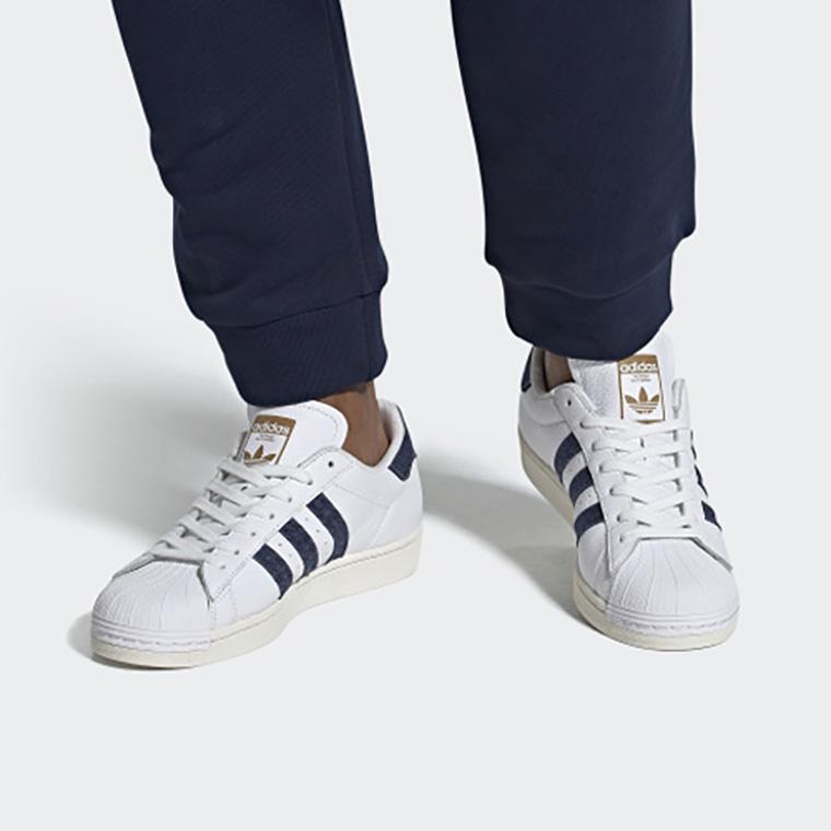 Adidas Superstar 'White Dark Blue' FW6592