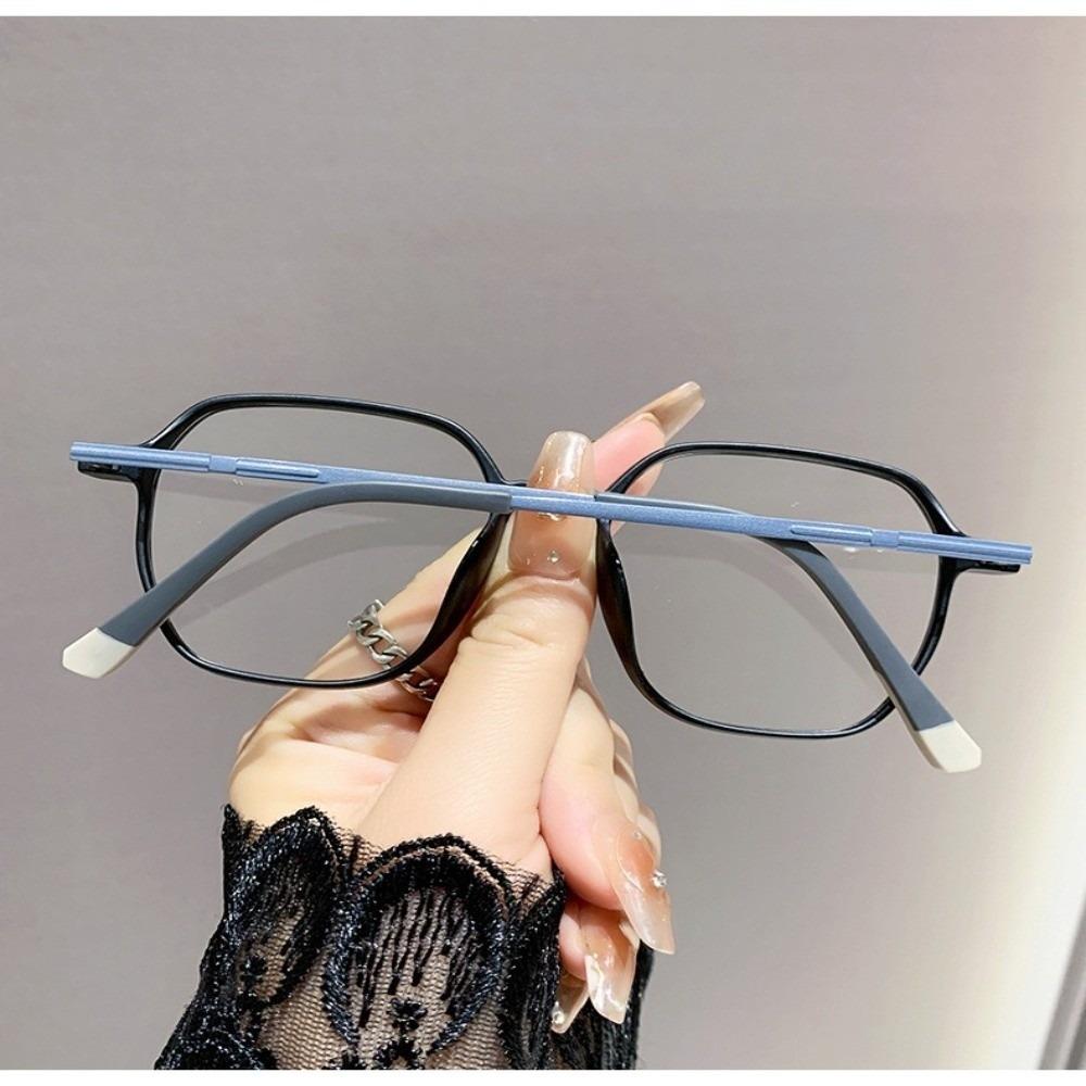 Large Frame Anti Blue Light Glasses Square Frame Anti-Scratch Presbyopia Glasses Anti Blue Light Plus Diopters Reading Glasses чёрный