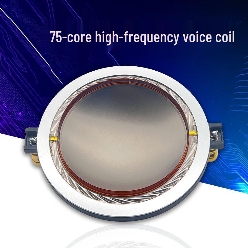 75-Core Titanium Diaphragm Voice Coil Tweeter, 74.5mm Bracket, 105mm Coil for High-Quality Stage Sound