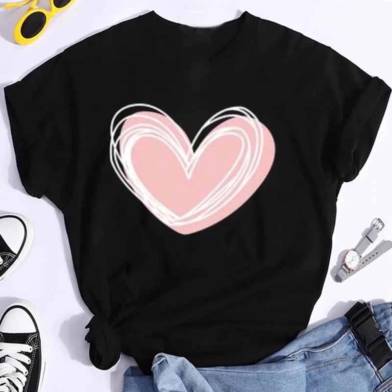 

Подростковые мультяшные футболки Летние милые с принтом кота Дышащие с коротким рукавом с круглым вырезом Детские топы Уличная одежда Свободная одежда Детский топ 3XL