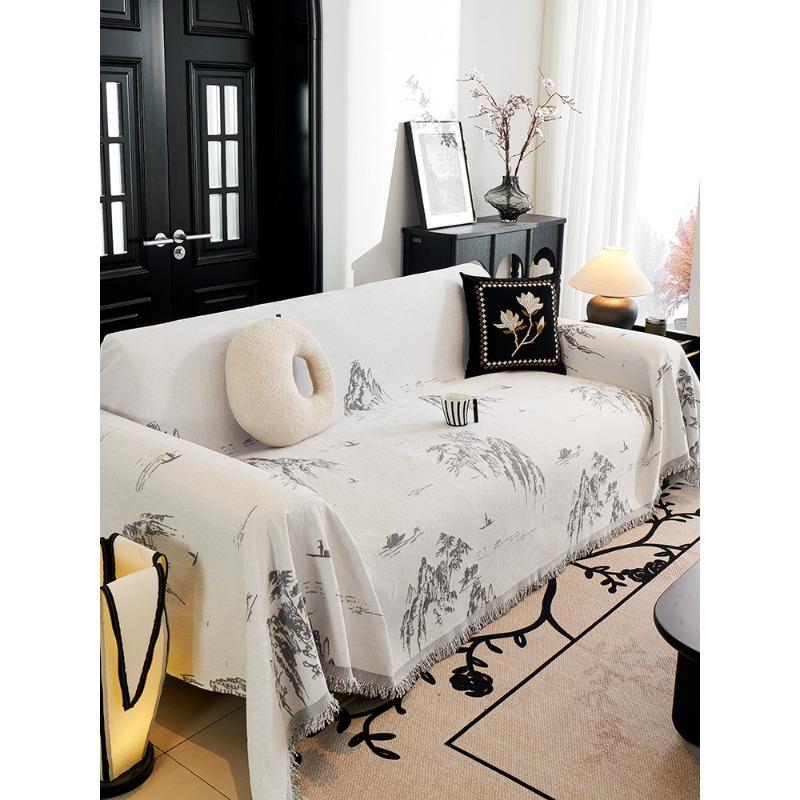 

Полотенце для дивана из синели, новые подушки для сидений в китайском стиле, четыре сезона, универсальная ткань для тушью в китайском стиле, чехол для дивана 180*130