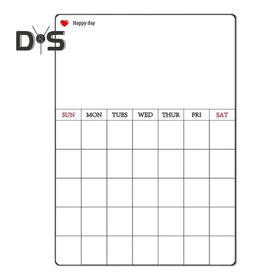 Magnetic Message Board with Whiteboard Pen Dry Erase Surface Multi-Purpose Strong Magnet Back Reminder Whiteboard