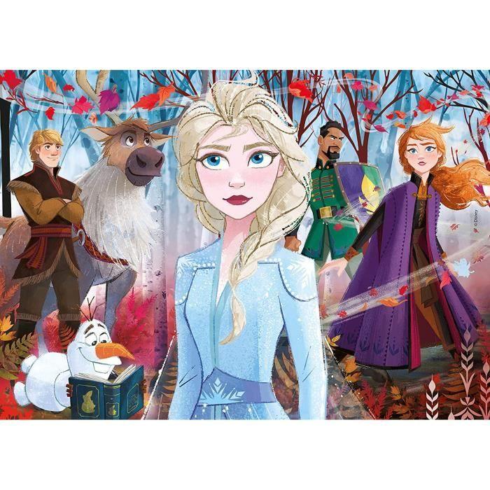 Puzzle 4-en-1 Frozen 2 - CLEMENTONI - 2x20/2x60 pièces - Pour filles dès 3 ans