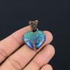 Tree Of Life Pink Opal  Gemstone Pure Copper Wire Wrapped Handmade Pendant Jewelry