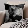 AAmy Adams Cushion Cover Pillowcase Antidustmite Invisible Zipper Short Plush Sofa Cushion
