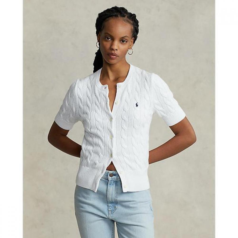 

Polo Ralph Lauren Women S Cable Knit Short Sleeve Cardigan wmpoSwendw20151100 M