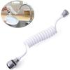1 Pcs Diffuser Faucet Swivel End Faucet Nozzle Water Saving Tap Phone Line Sprinkler Kitchen Home 360 Degree Rotate Dual Use