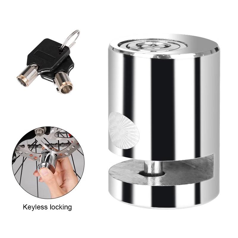 

SEAMETAL замок для дискового тормоза мотоцикла мини замок для колесного диска из цинкового сплава стальной противоугонный замок для мотоцикла велосипеда скутера серебряный