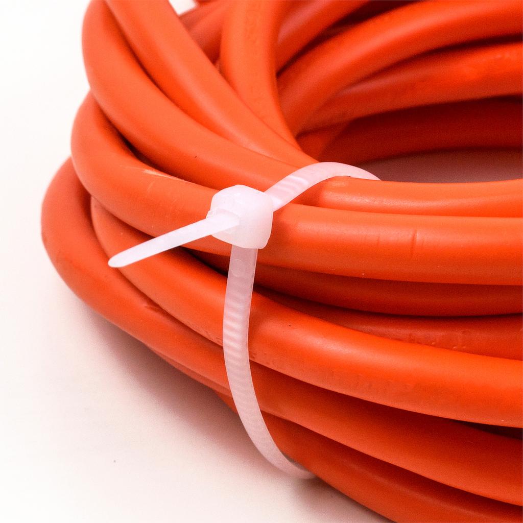 Cable Tie 3.6X200Mm White - 100Pcs
