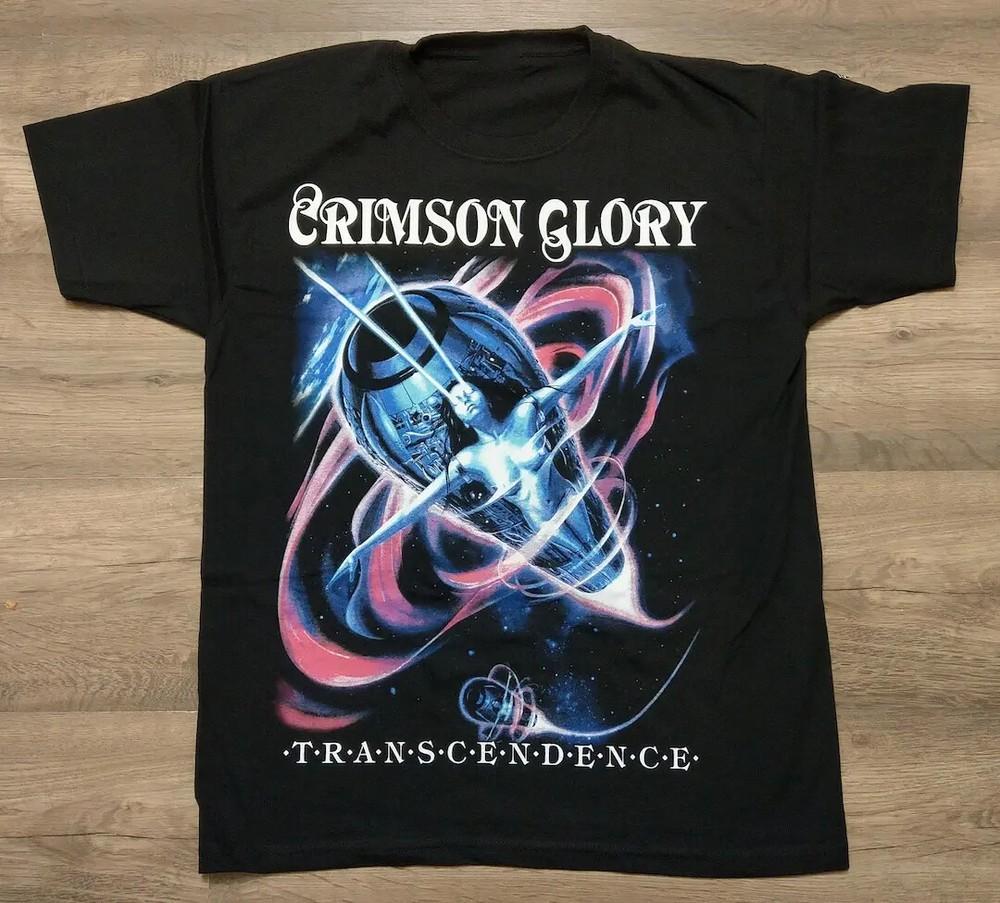 

CRIMSON GLORY Футболка с принтом Transcendence Подарок для фанатов Размеры от S до 5XL CB1049.webp Унисекс Футболка XXL