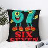67 Sześć Siedem 6-7 Śmieszna Włoska Zgnilizna Mózgu Zielony Gamingowy Mem Poszewka na Poduszkę Niestandardowa Poszewka na Poduszkę Pokrowiec na Poduszkę do Salonu Krzesło