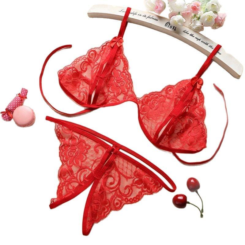 Erotic Lace Thong & Panties Set - Passion A080