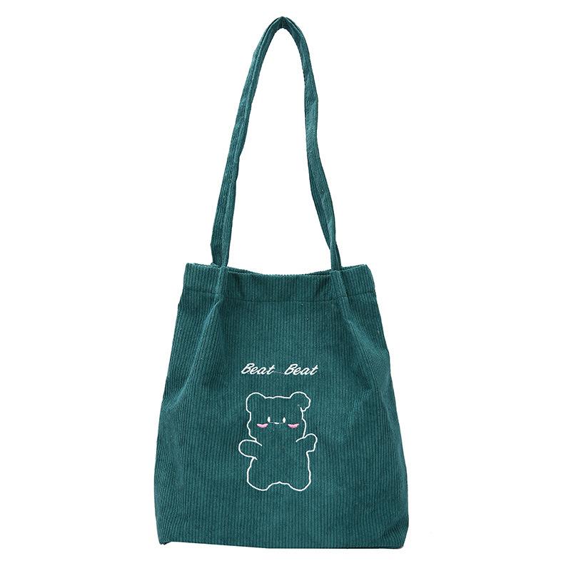 

Литературные женские сумки, нишевые свежие литературные тканевые сумки, женские сумки большой вместимости, студенческие школьные рюкзаки, поддержка зелёный