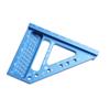 3D Multi Angle Square Ruler Woodworking Miter Triangular Protractor 45 90 Degree Measuring Hole