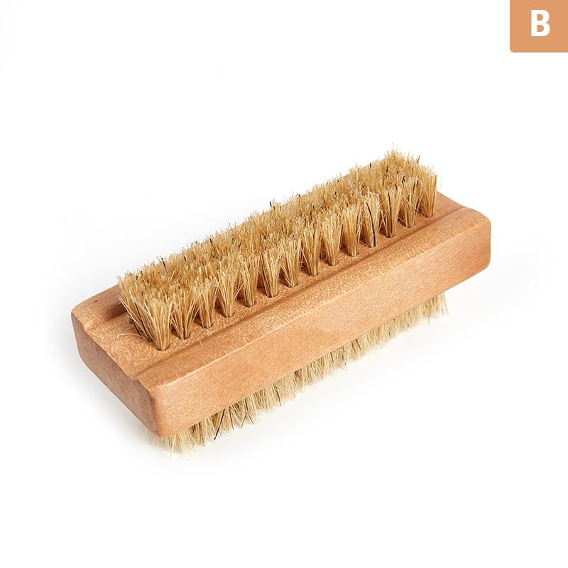 

Деревянная щетка для ногтей, скрабирующая пальцы рук и ног, для мытья посуды, двусторонняя щетина, квадратная as the picture