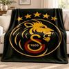Galatasaray blanket Flannel Blanket Soft Cozy Plush Throw for Sofa Bed Lightweight Home Decoration Outdoor camping
