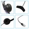 H300 Telephone Headset Noise Cancelling High Fidelity Comfortable 3.5mm 2.5mm RJ9 MIC Customer Service Headset for Business
