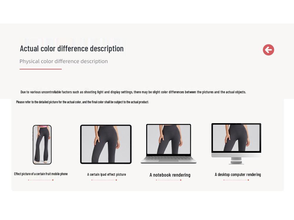 Hochtaillierte Bauchkontrolle Schlaghose für Yoga, Laufen & Pilates