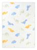 Keratta Ibul Towel Blanket with Name, 100% Cotton, Daycare, Naptime Blanket, Summer, for Babies, Boys, and Girls, 80x110cm (Dinosaur)