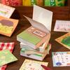 Vintage Retro Style Adhesive Sticky Notes For Journal Decoration