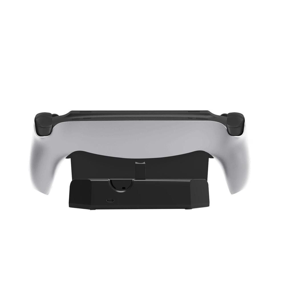 XBERSTAR for Sony PlayStation Portal Controller Charging Charging PS5 Portal Game Console Type C Charging Dock Base Stand, Dock, Charger, (Black)
