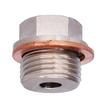 Sensor Adapter M18x1. To 1/8NPT Thread Exhaust Water Temperature Sensor Fitting with Gasket