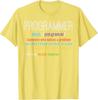 Programmer Definition IT Software Developer Coder Unisex T-Shirt