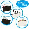 10Pcs Blank DIY Craft Bag Canvas Pencil Case Makeup Bags- Pencil Pouch Cosmetic Bag Multi-Purpose Travel Toiletry Bag Zipper Bag