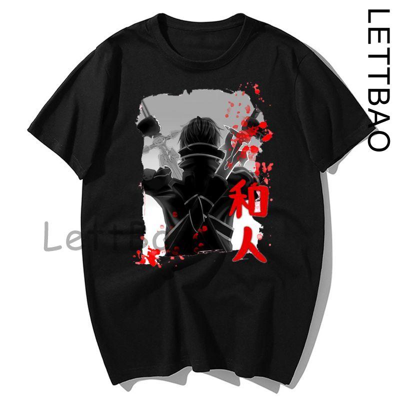 Sword Art Online T Shirt Sao Japanese Anime T Shirt Fun Casual Tee Shirt 100 Cotton