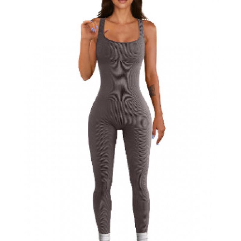 Tuta Slimming a Coste con Scollo Quadrato - Moda Donna Autunno/Inverno 2025