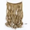 Luxurious Women Hair Extensions Long Wavy Synthetic Hairpiece 45cm For Effortless Elegance