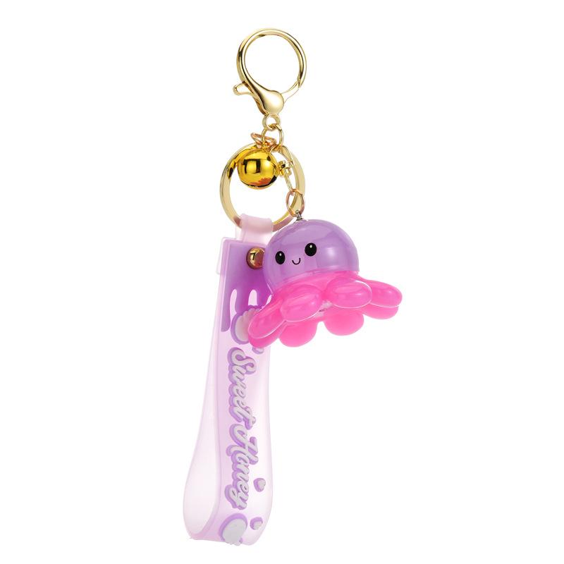 Pandantiv cu breloc cu caracatiță luminoasă din acril