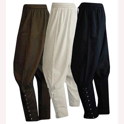 Pirate Pants For Men  Cosplay Renaissance Medieval Gothic Pants Pirate Costume Trouser Men Plus Size