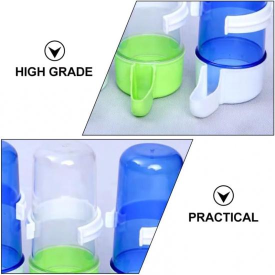 6pcs Automatic Drinking Fountain No Parrot Feeder Cockatoo Water Dispenser Automatic Parrot Water Feeders Bird Automatic Water Feeder Raised Dog Long