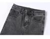 Korean Style High-Waisted Elastic Denim Skinny Pants for Women - Slim-Fitting Nine-Point Pencil Design