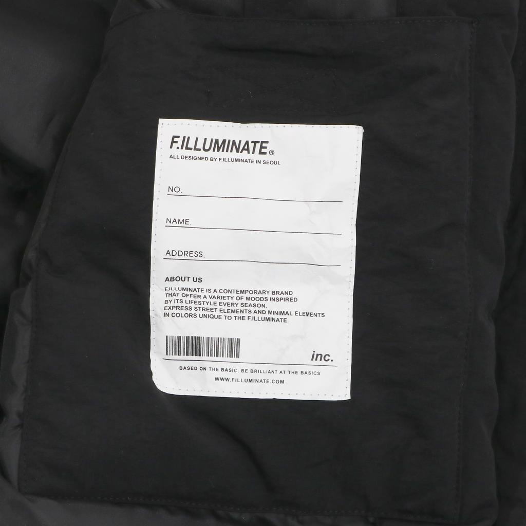 Filluminate Utility Short Monster Parka - Black