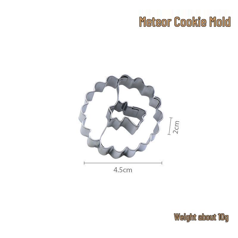 9-Piece Stainless Steel Cookie Cutter Set for Easter & Christmas - Includes Jam Cutout & Fondant Molds