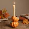 Ceramic Halloween Candle Stick Centerpiece Halloween Decor Pumpkin Candle Stand  Tabletop Decor