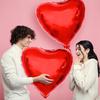 50 5/10/18/32inch Foil Red Heart Balloons Valentine's Day Romantic Atmosphere Scene Decor Birthday Anniversary Background