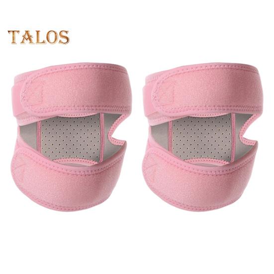 

2 шт., наколенник, регулируемый бандаж для мужчин и женщин, двойные бандажи для колена, стабилизатор для поддержки колена при артрите, облегчении боли в колене, разрыве мениска 2pcs розовый