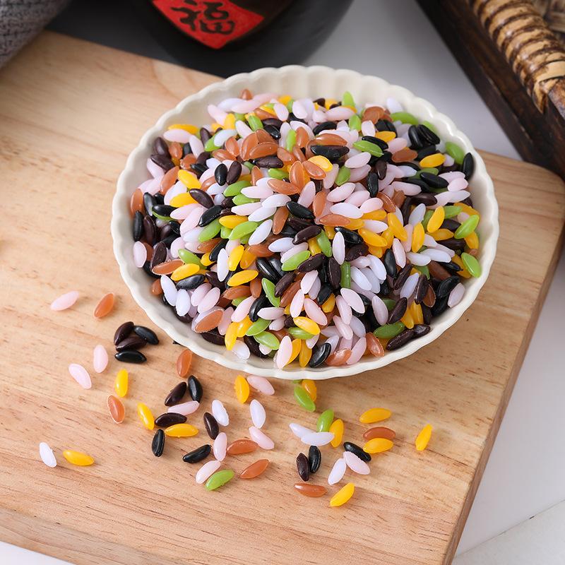 

500G Artificial Rice Fake Food Display Props Festive Party Window Cabinet Decor Photography Props
