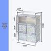 Vintage Cupboard: Floor-Standing Kitchen Cabinet with Shelving and Doors for Dishes and Utensils Storage