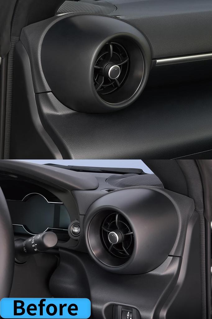 Tsuchiya Yac product GR86 BRZ dedicated air conditioner drink holder for seat and passenger black Vehicle-specific (ZN8) / (ZD8) driver's seat, SY-TS1