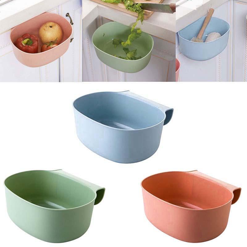 Environmental Hanging Kitchen Cabinet Door Trash Rack Style Storage Garbage Boxs