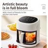 Intelligenter 4,5L Glas-Heißluftfritteuse – Sichtbares Garen, Leicht zu reinigen, Multifunktionaler All-in-One Elektrischer Frittierer für Zuhause