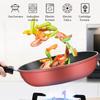 Nonstick Frying Pan 24cm Kitchen Skillet Universal Stove Compatible Flat Bottom Fry Pan Suitable for Steak Pancakes Cooking